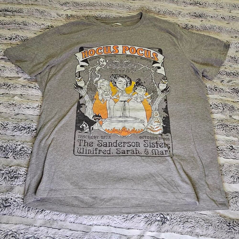 Old-navy Men's Grey and Orange T-shirt